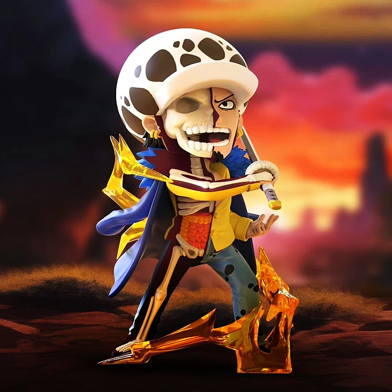 One Piece Wano Country Onigashima Battle Series Blind Box Cool One Piece Mystery Box Anime Model Decor Raccogliere regali creativi