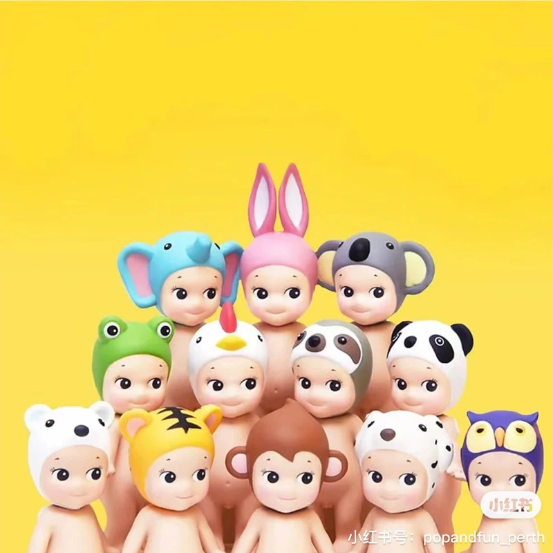 Sonny Angel Hippers Dreaming Animal Series Ver.3 กลับ Series Mini Figures Action Amine รถโทรศัพท์คริสต์มาสปีใหม่ของเล่นของขวัญ