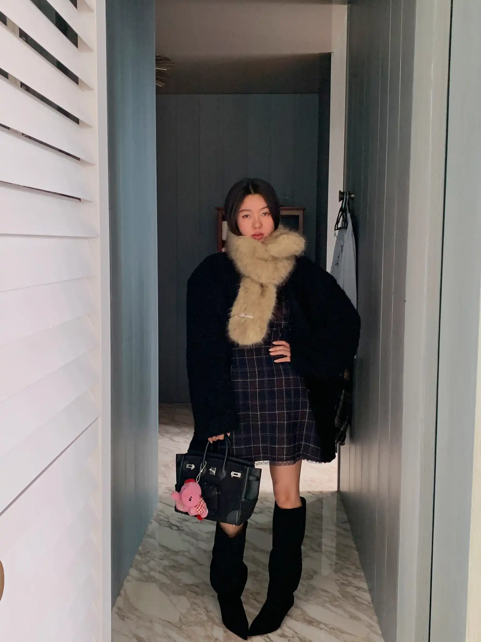 

Шерстяное пальто LILUOP: Свободный крой, широкие плечи, длинный рукав, для повседневной носки и офиса, женское