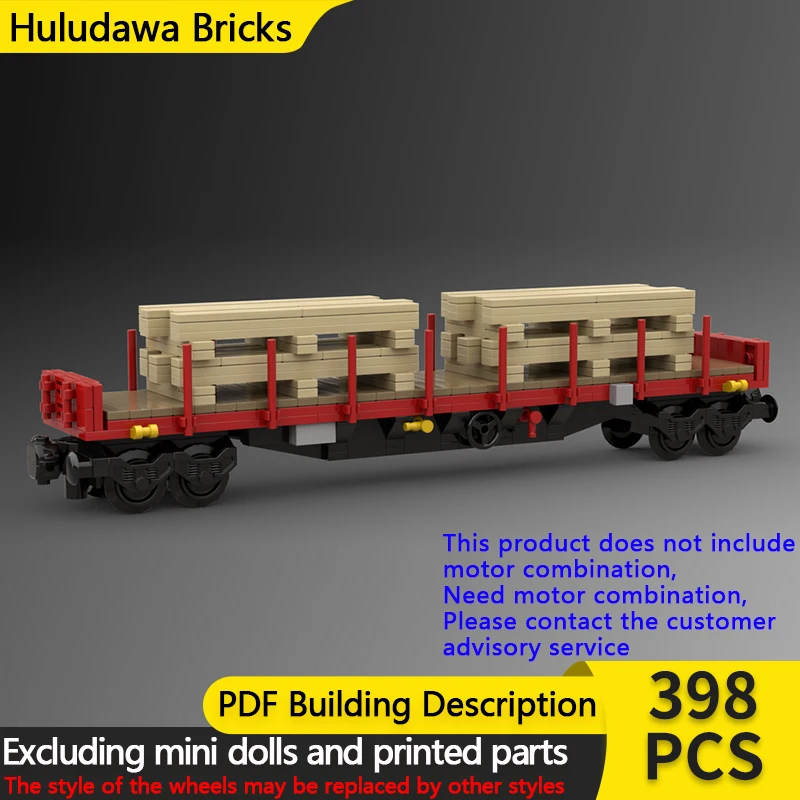 

Модель городского автомобиля MOC, строительные кирпичи, красный планшетный универсал с лесом, модульная технология, детские праздничные подарки, сборка игрушек, костюм