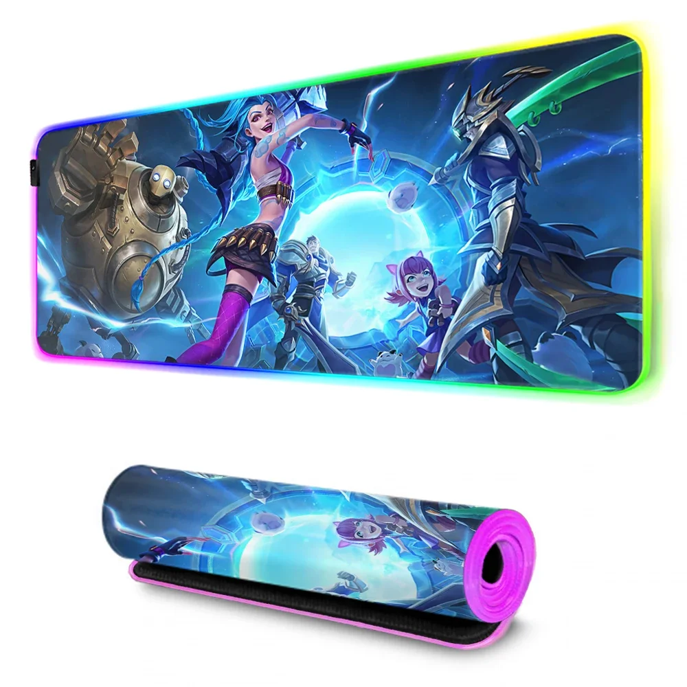 League of Legends Annie Gaming Mouse Pad Large Mouse Pad PC Gamer Computer Mouse Mat RGB Mousepad Keyboard Desk Mat Mause Pad