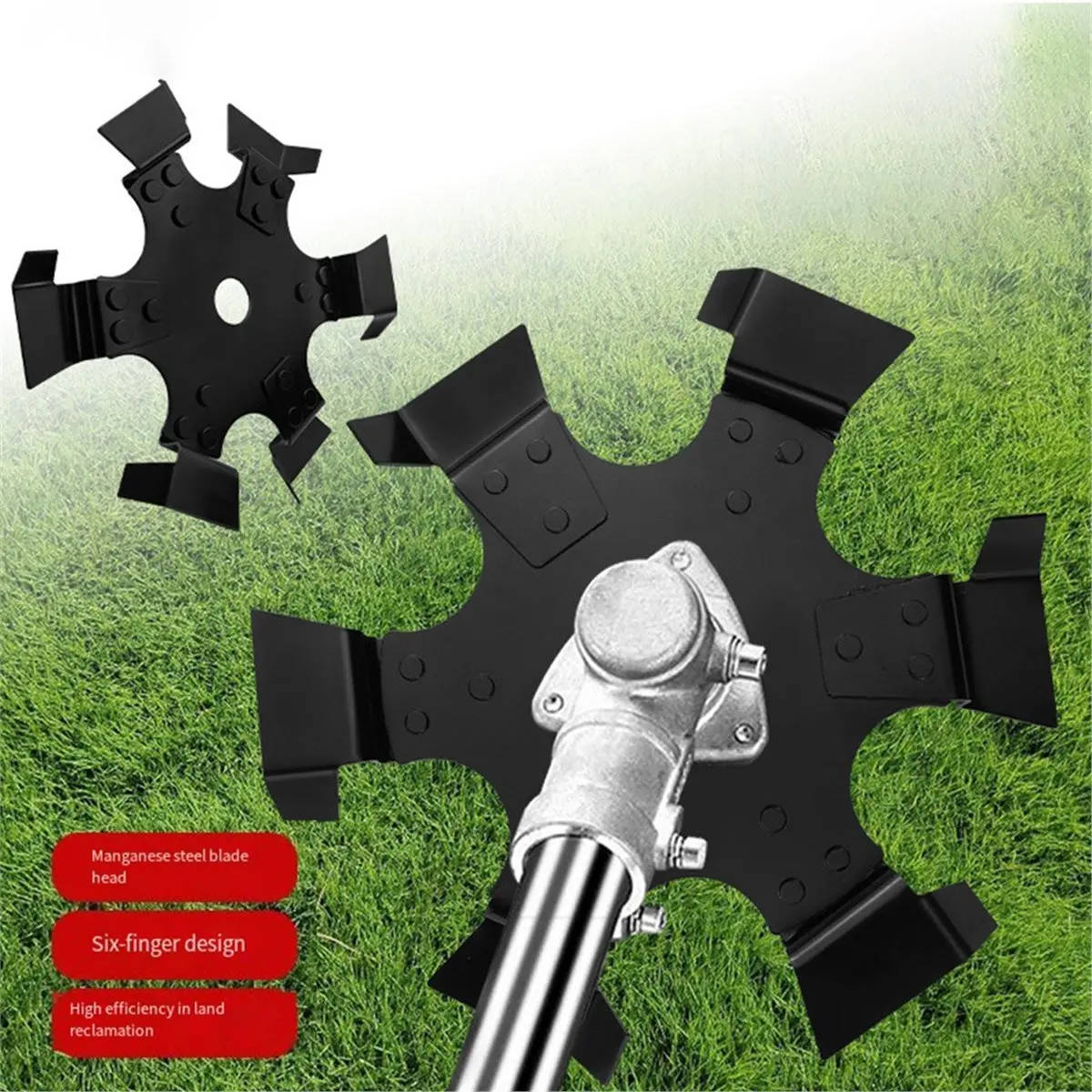 

(CNIM) 1pc Small Digging and Loosening Wheel, Multi-Purpose Hoeing Wheel, Small Lawn Mower, Digging Wheel, Garden Micro Tillage