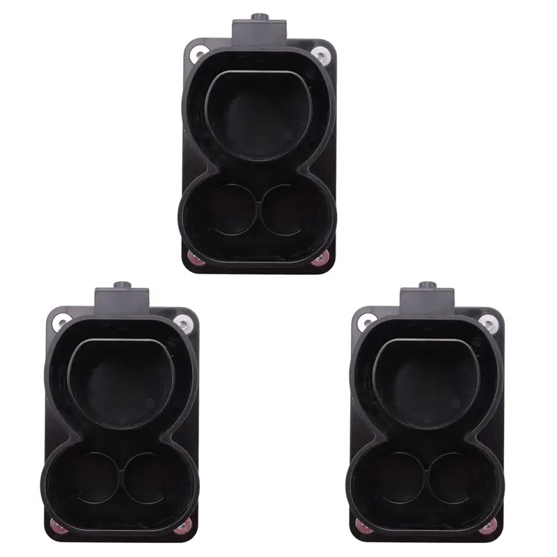 3X EV Bracket Dock Round EVSE Nozzle Bracket For IEC 62196-3 CCS2 Connector