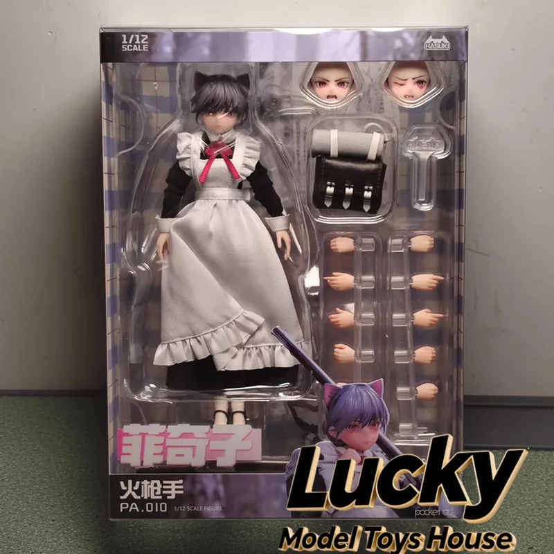 

Оригинальная фигурка Hasuki PA010 1/12: Мускетер Фитче в костюме горничной, 6-дюймовая фигурка мобильного костюма, коллекционная фигурка солдата-девушки, подарки