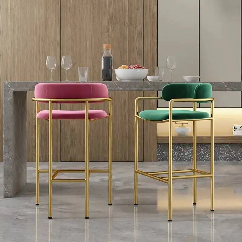 Party Chair Counter Computer Ergonomic Bar Luxury Stool Barber Relaxing Bar Stool Bedrooms Modern Sgabello Cucina Furnitures
