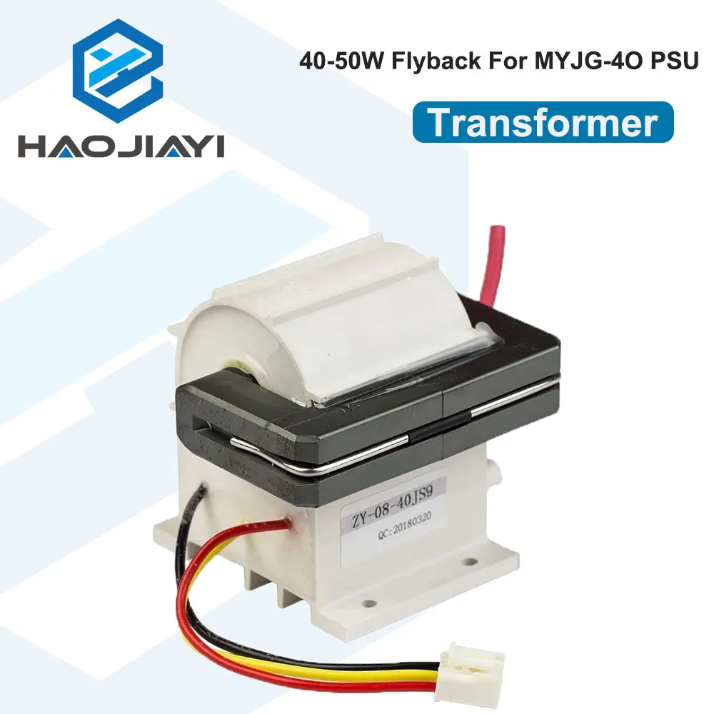 40-50W High Voltage Flyback Transformer Model A for CO2 Laser Power Supply PSU MYJG-40 50