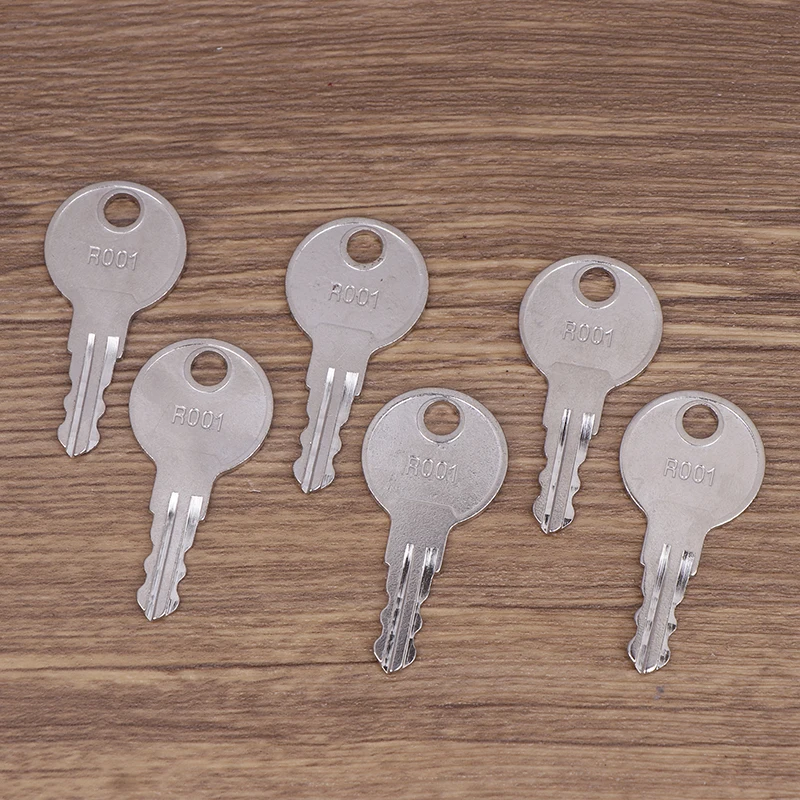 6 uds R001 llave RV llaves de Camper compatibles con puerta de equipaje RV puerta del compartimento 230012 adecuada para RV