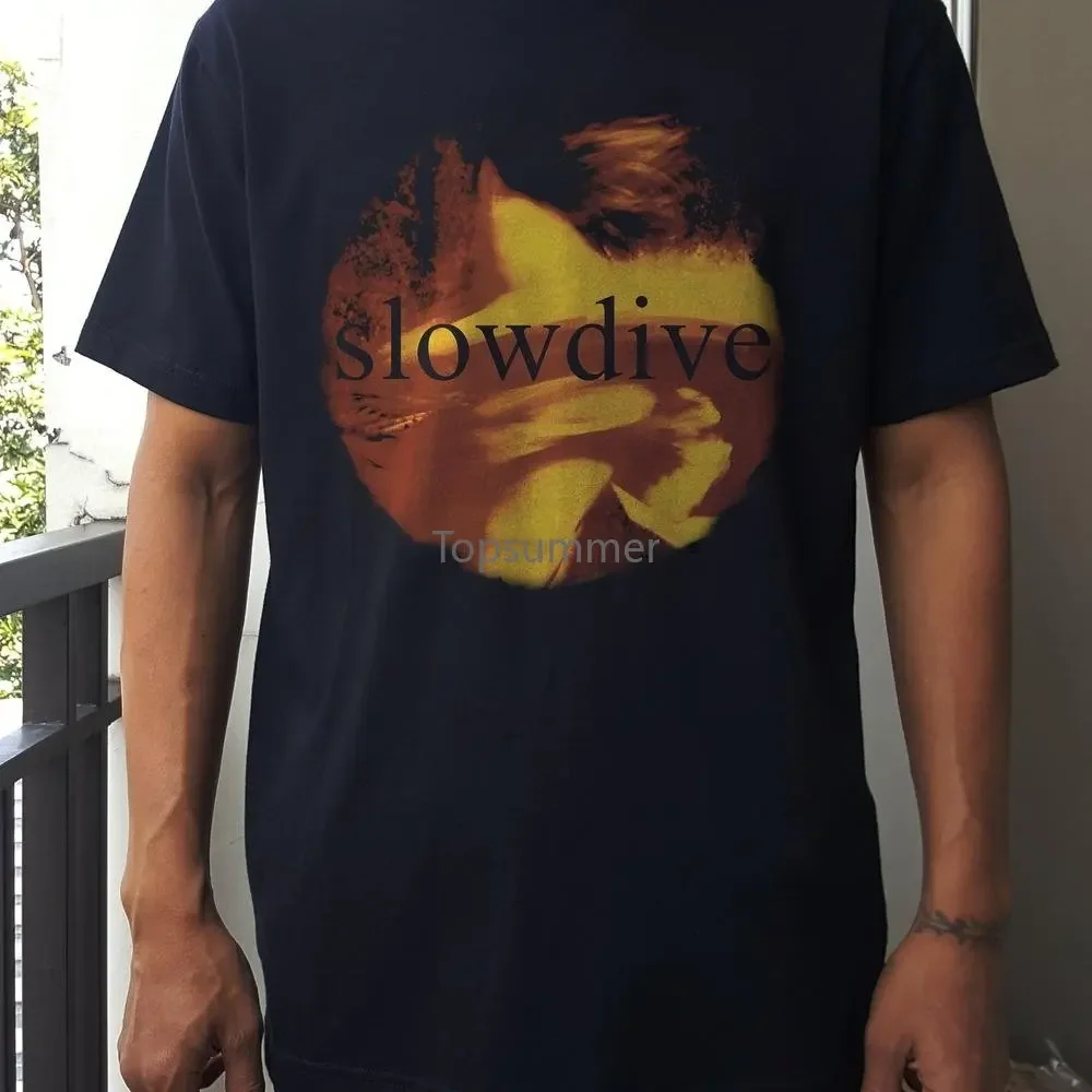 Slowdive Tshirt Just for A Day Oversized Graphic Tshirts for Women Gifts for Dad