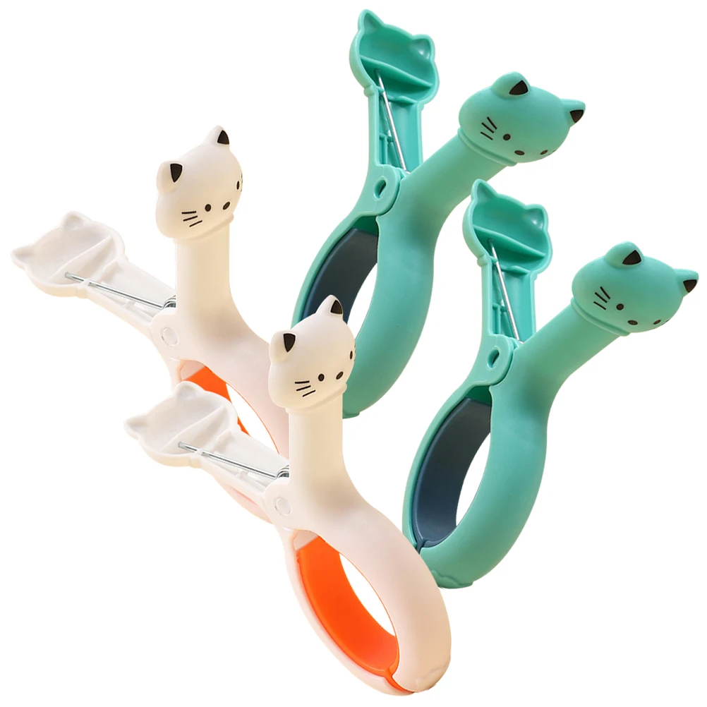 

4pcs Windproof Clothespins Heavy Duty Outdoor Non Slip Quilt Clamps Pp Laundry Pegs Clips Clothes Clips White 2 Blue 2 Durable