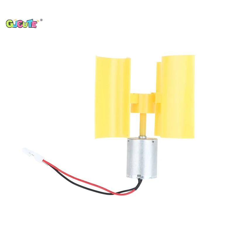 DIY Kit Small Motor Vertical Wind Turbines Breeze Electricity Generator Science Model Wind Energy Educational Tool