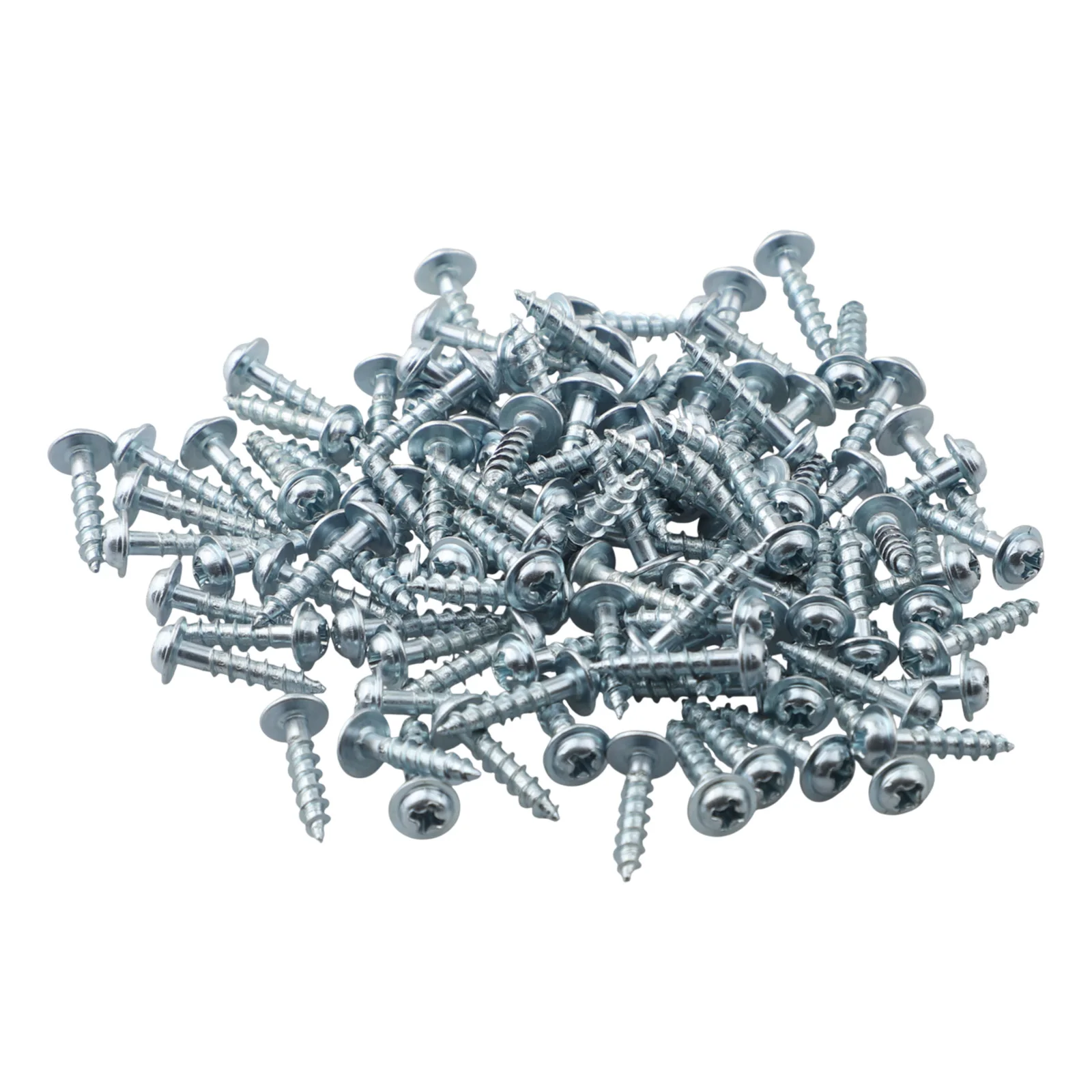 100pcs Pocket Hole Screws Set Screw Tool Coarse Thread Screws 20mm Pocket Hole Screws Rust Resistance Zinc Coating