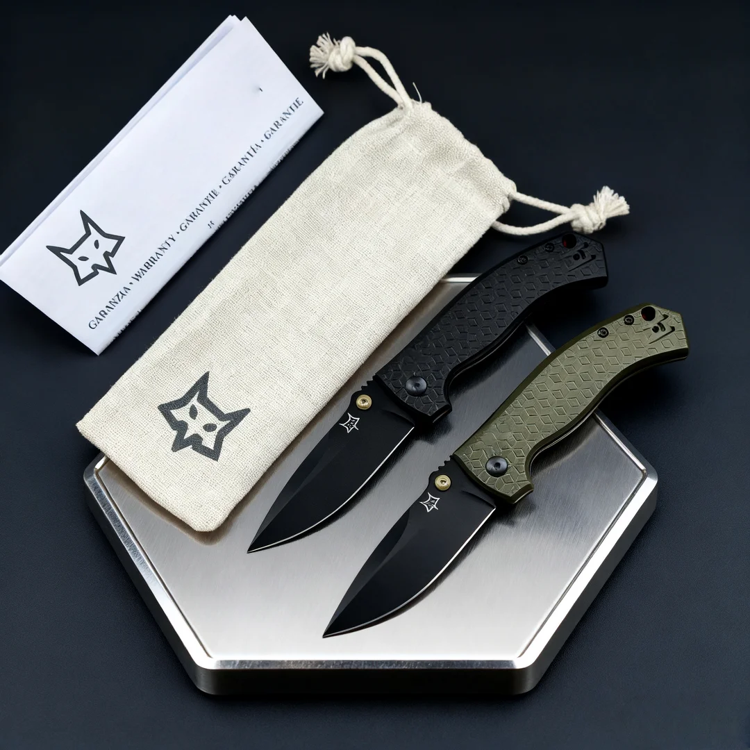 

Auzu aluminum alloy handle folding knife, fishing, mountain climbing, outdoor emergency rescue tool, sharp small knife