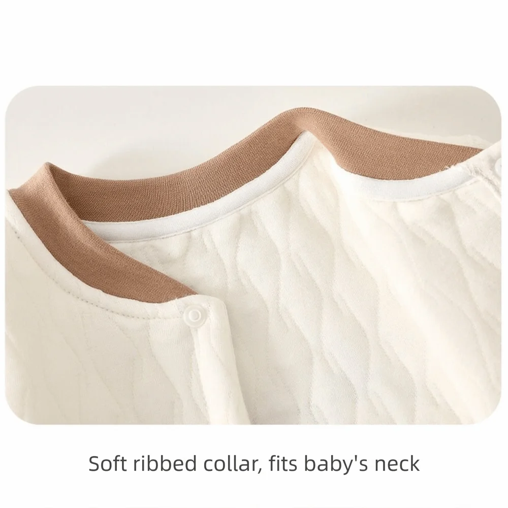 

Высококачественный трехслойный комбинезон из хлопка с милым мультяшным принтом, теплая утолщенная одежда для ползания для новорожденных