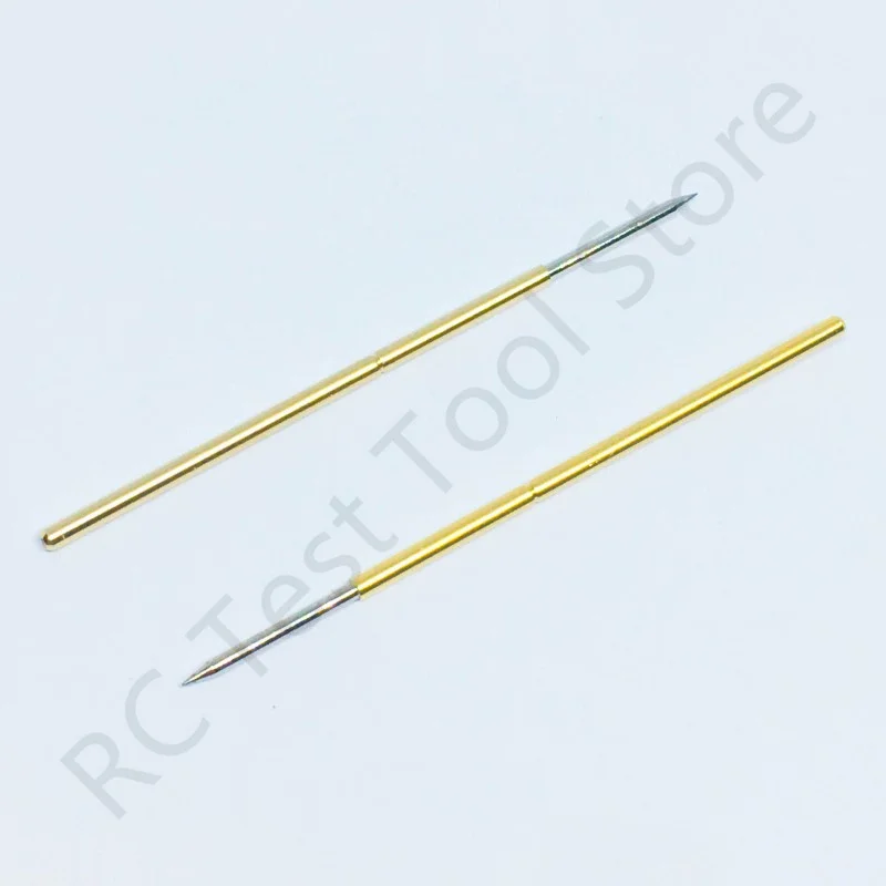 20/100PCS PL75-B1 Spring Test Probe PL75-B Nickel Plated Sharp Tip Head Dia 0.74mm PCB Test Pin Pogo Pin Length33.35mm Dia1.02mm