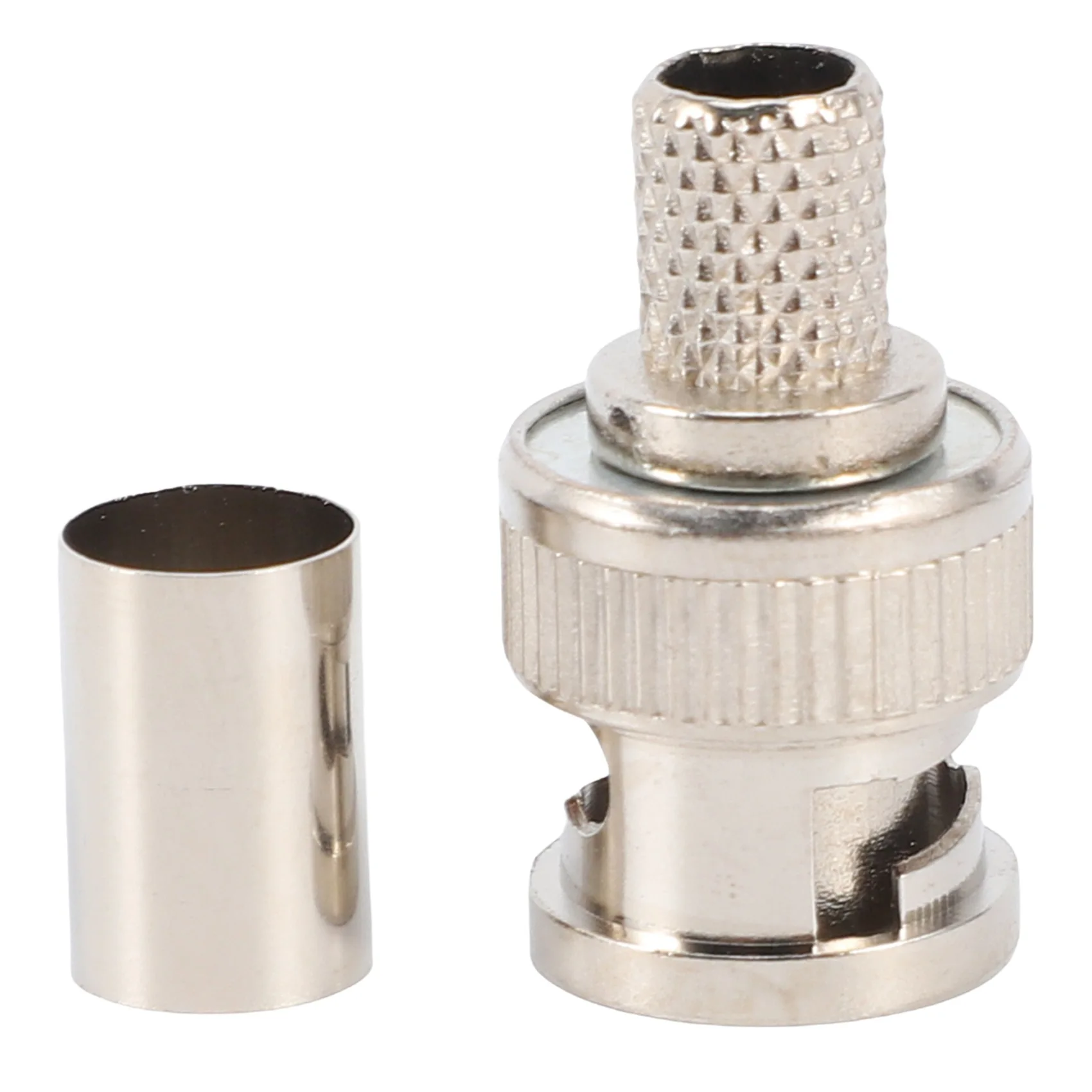 30 قطعة BNC ذكر تجعيد موصل لنظام CCTV أنثى مقرنة موصل BNC-B91B #2