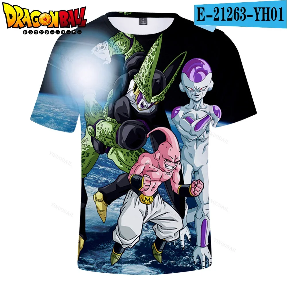 Летняя футболка Super Saiyan Dragon Ball Z, верхняя одежда, топы Hitto ZENO, футболки Vegeta Son Goku, большие крутые дышащие топы