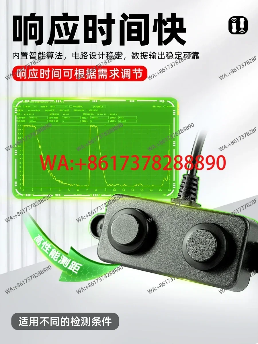 DYP-A02-V2.0  Ultrasonic Ranging Module  Waterproof Probe  Robot Obstacle Avoidance  Ultrasonic Sensor Distance Detector
