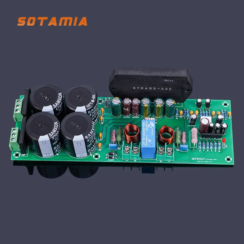 

Плата усилителя мощности SOTAMIA Thick Film STK495-020 130Вт+130Вт, 2.0 стерео, для домашнего аудио