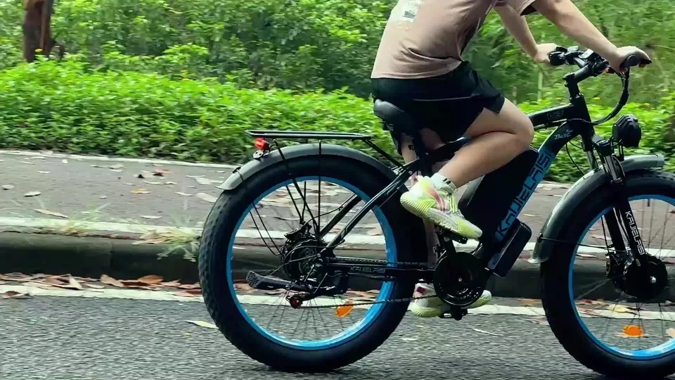 35MPH  2000W E-Bike V3 Electric Bicycle 26" FatTire 48V 23Ah Dual Motor image 2