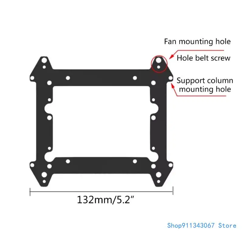 3,5-calowy dysk SSD Taca Case Adapter Wnęki na dyski twarde Uchwyt Uchwyt montażowy wentylatora chłodzącego na PC Drop