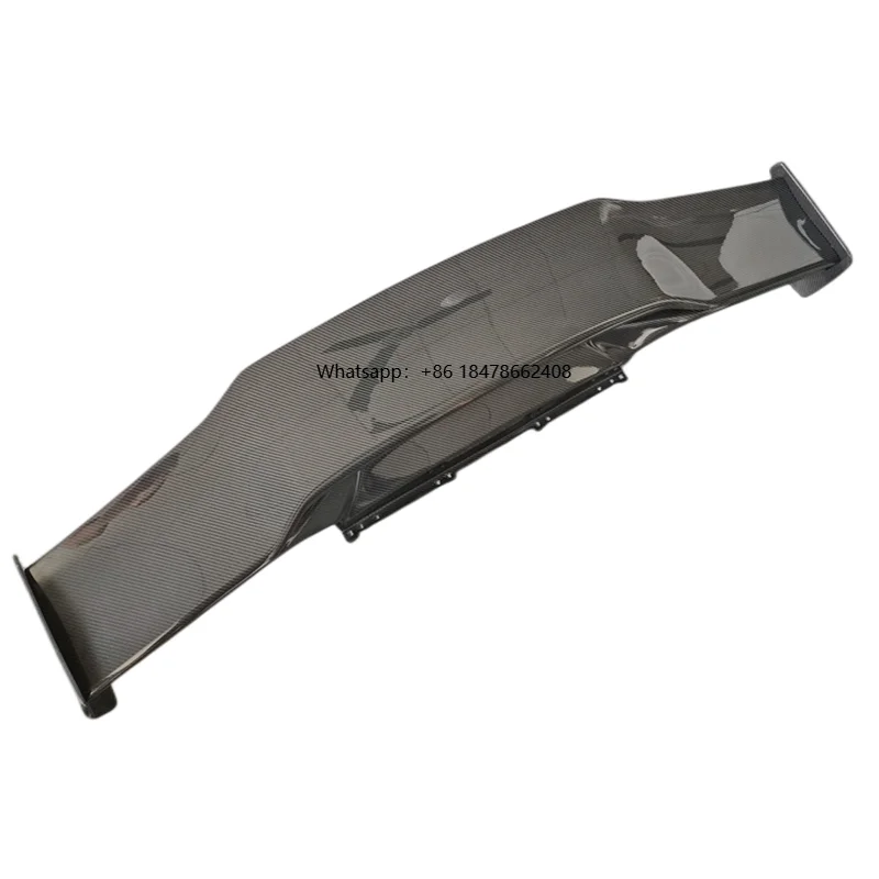 V Style Dry Carbon Fiber Rear Spoiler Wing Trunk Spoiler for  Huracan LP580 LP610 EVO