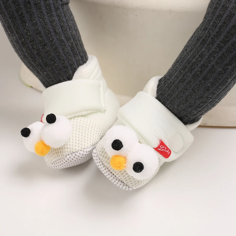 Cute baby cotton shoes newborn soft soled warm walking boots 0-1 years old