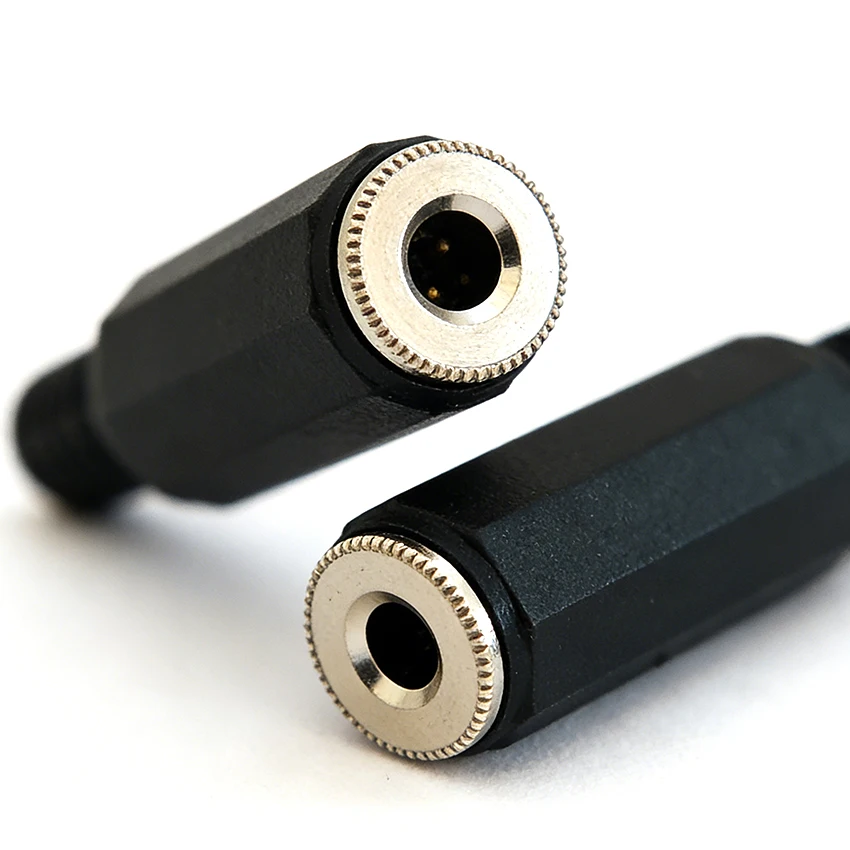1pair/2pcs 3.5mm Headphone Connector Black Plastic Housing Audio Jack Plug 2,3,4 Sections Soldered Plug For Microphone Connector