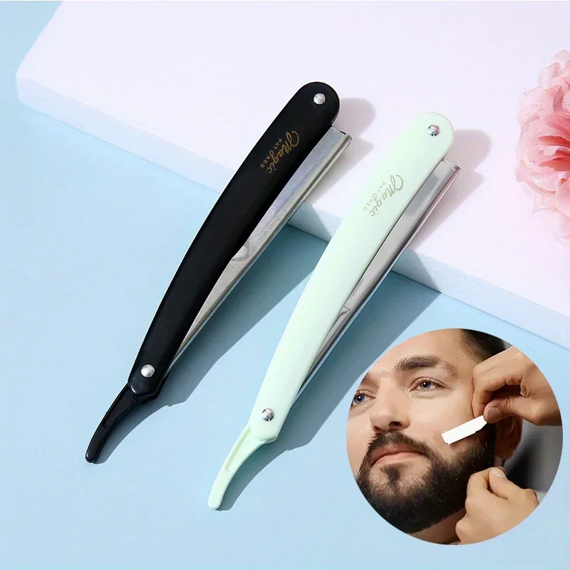 

Folding Portable Manual Razor Hairdressing Accessories Hairdressing For Beginners Suitable For Women Eyebrow Razor Safety Razor