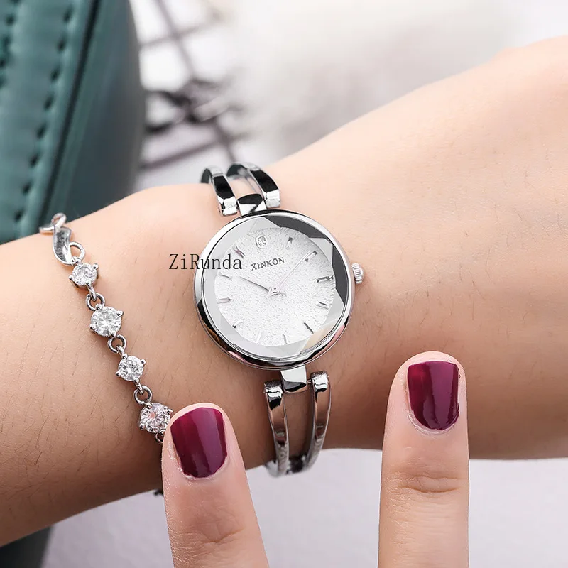 أزياء سوار ووتش مزاجه قطع الطلب الصغير كوارتز ستار حجر الراين سوار ووتش #6