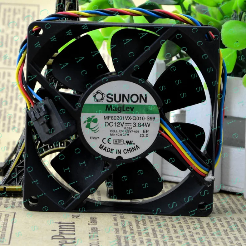 PP+ FOR SUNON MF80201VX-Q010-S99 Fan 12V 3.84W  4wire 5pin /DELTA AUB0812HHD FAN