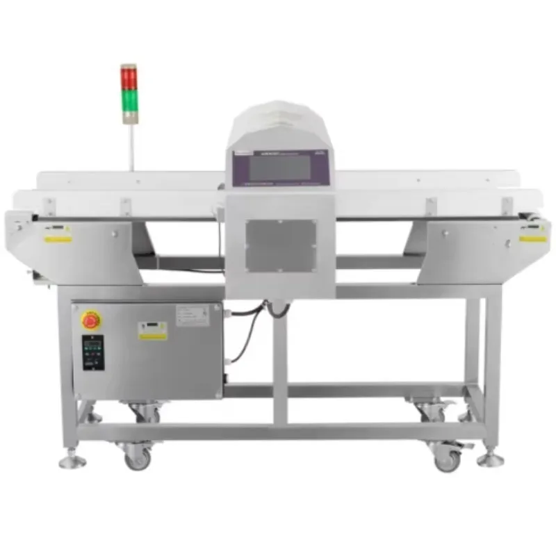 Horizontal Metal Detector for Aluminum Foil Packing Food Textile Rubber Automatic Culling Metal Detection Machinery