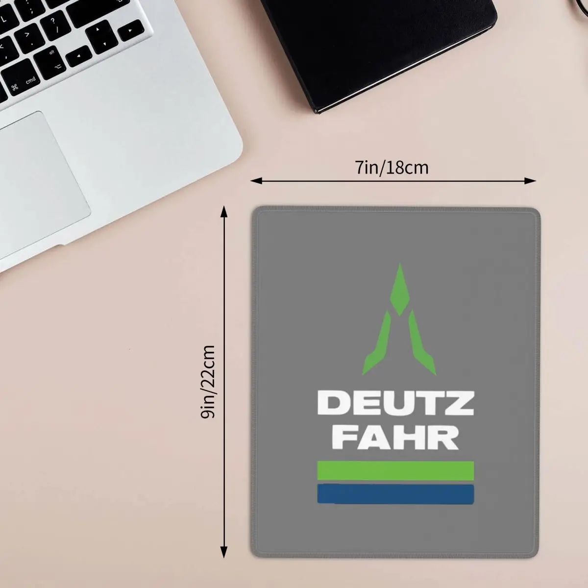 Deutz Fahr Logo Merchandise Essential 7x9 in 22x18 cm Mouse Pad Computer Keyboard Mouse Mat Gaming PC Laptop Desk Mat