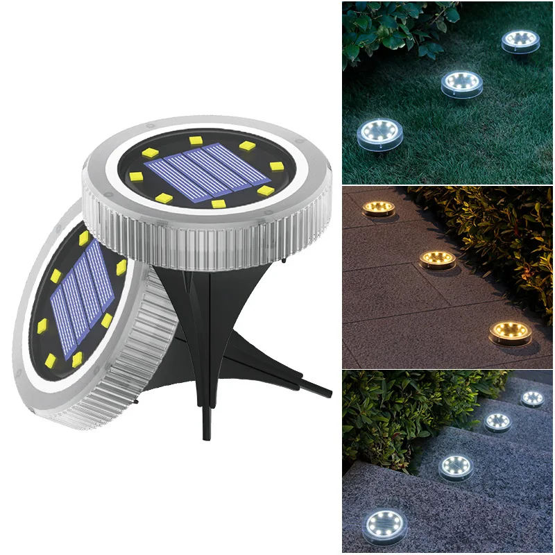 

Solarlight Ground Outdoor Garden Lawn Light Decorative Landscape Step Buried Light Waterproof Insert