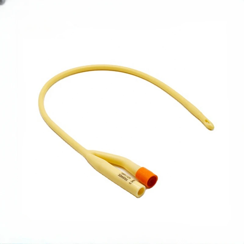 

Disposable Medical Consumables Latex Foley Catheter with 2 way silicone coated Sterile with CE