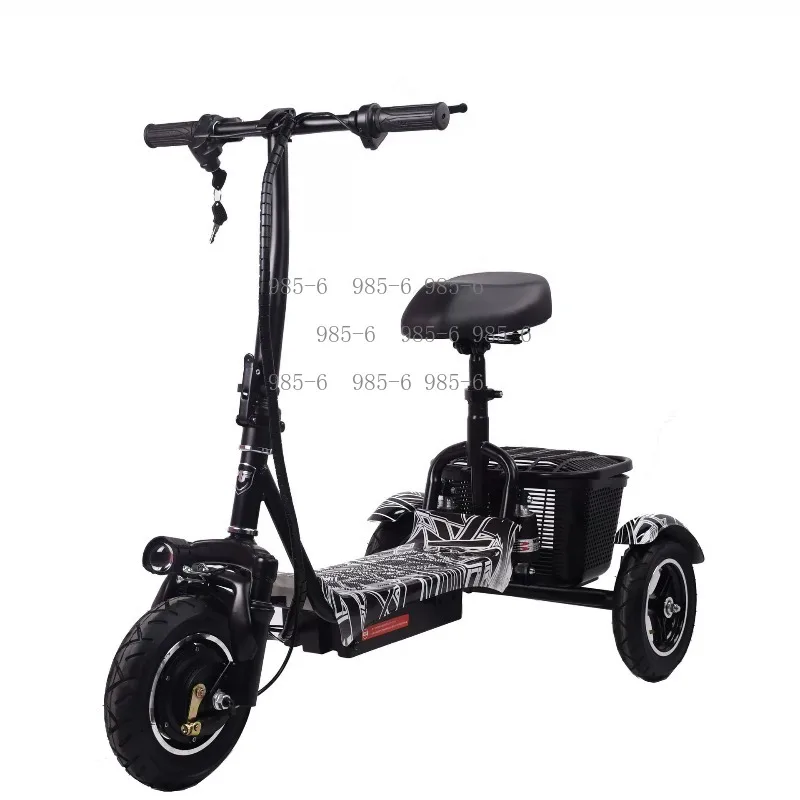 Folding Electric Trike, Lightweight Lithium Battery Tricycle for Adult & Elder Use
