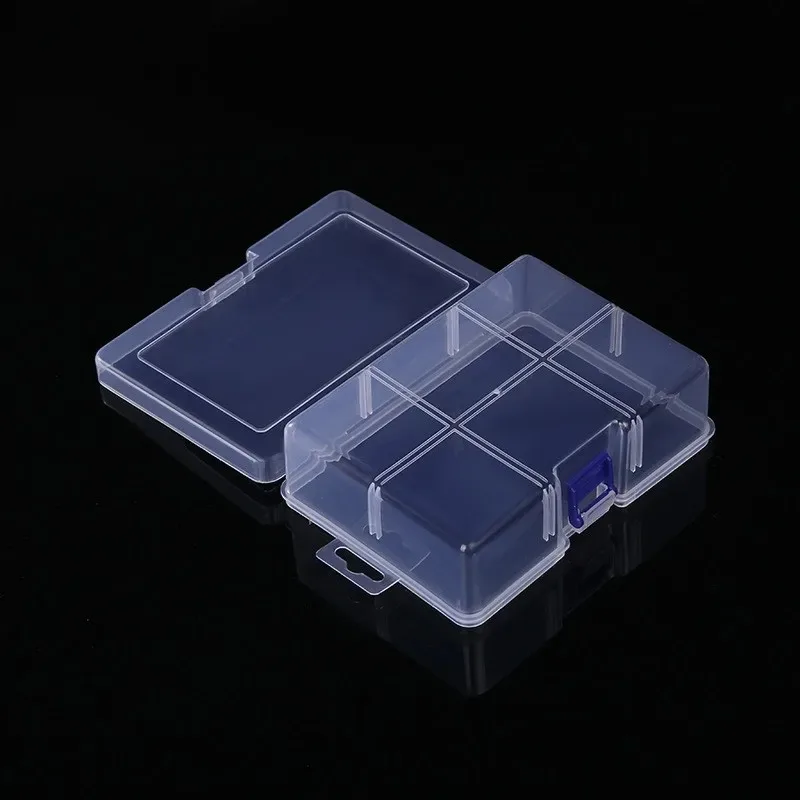 

Transparent Waterproof Dustproof Plastic Storage Box for Screwdrivers Bits Tools Organizer Case Rectangular Clear Packing Contai