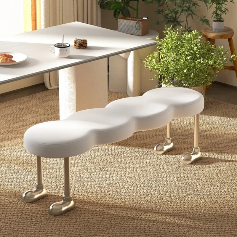 

Cream Style Creative Modern Dining Chairs Elegant Premium Room Chairs Minimalist Silla Plegable Portátil Dining Room Furniture