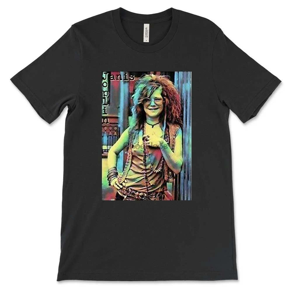 Футболка с принтом джолиплин Тернер 1969 хиппи рок от Janis Tina