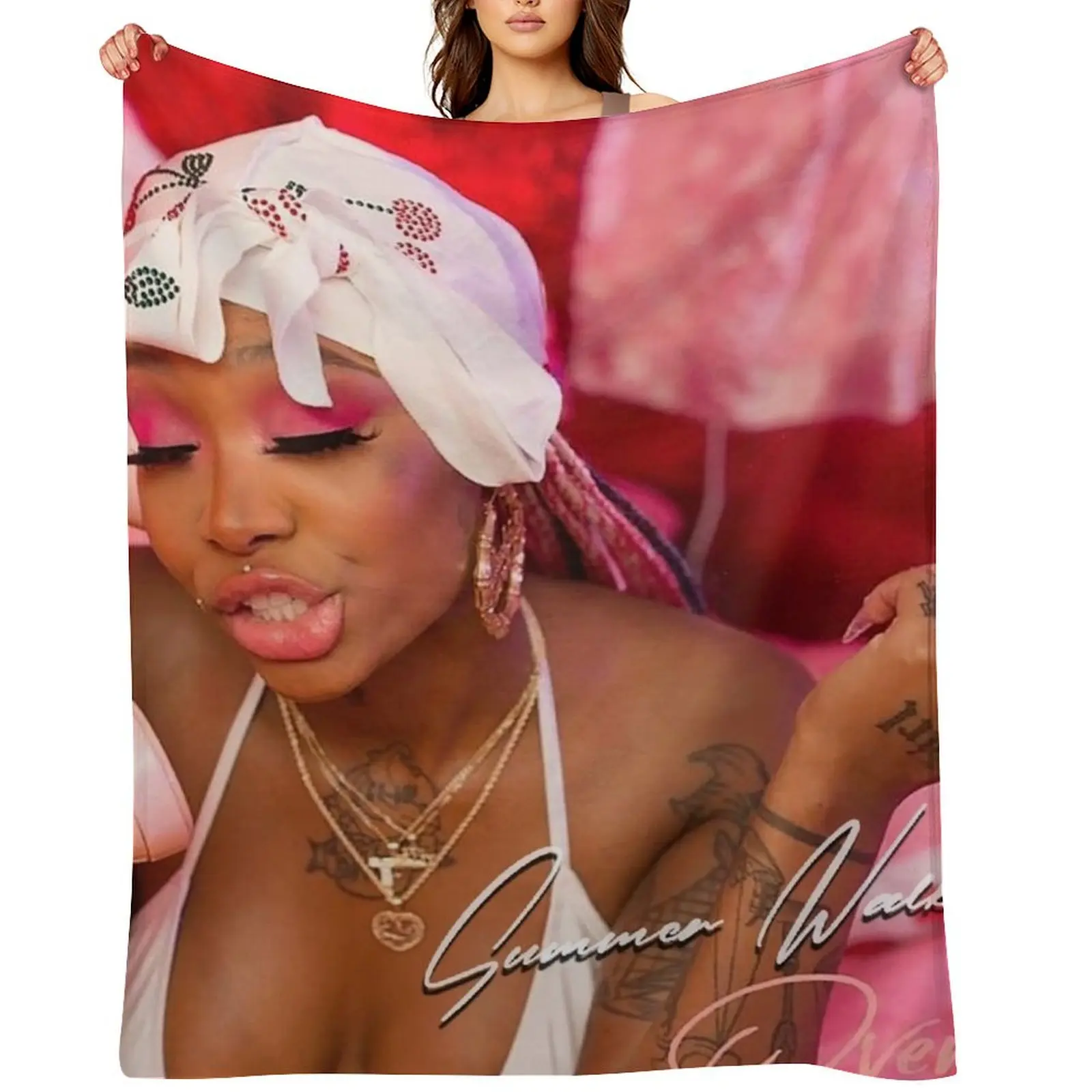 

Fourwal Summer The First and American Throw Blanket Decorative Sofas for babies Extra Large Throw Polar Blankets