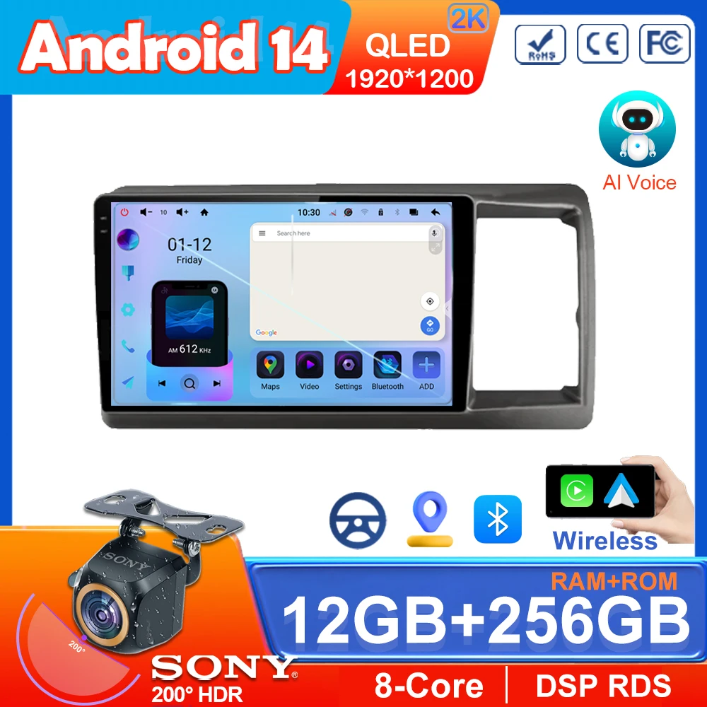 

Car Radio For Honda Crossroad RHD 2007- 2010 Android14 Stereo Multimedia Player GPS Navigation High-performance 7862 CPUHDR QLED