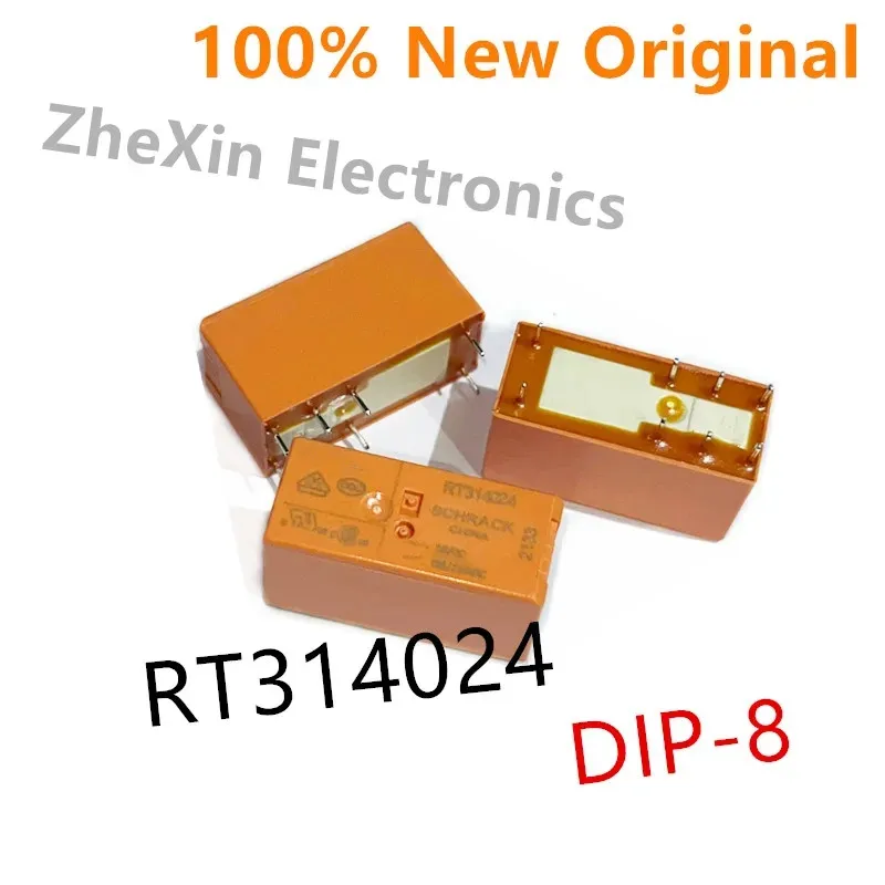 5-10PCS/Lot  RT314005 、RT314012 、RT314024   DIP-8  SPDT  New Original Power Relay   9-1393239-1、9-1393239-5、9-1393239-8