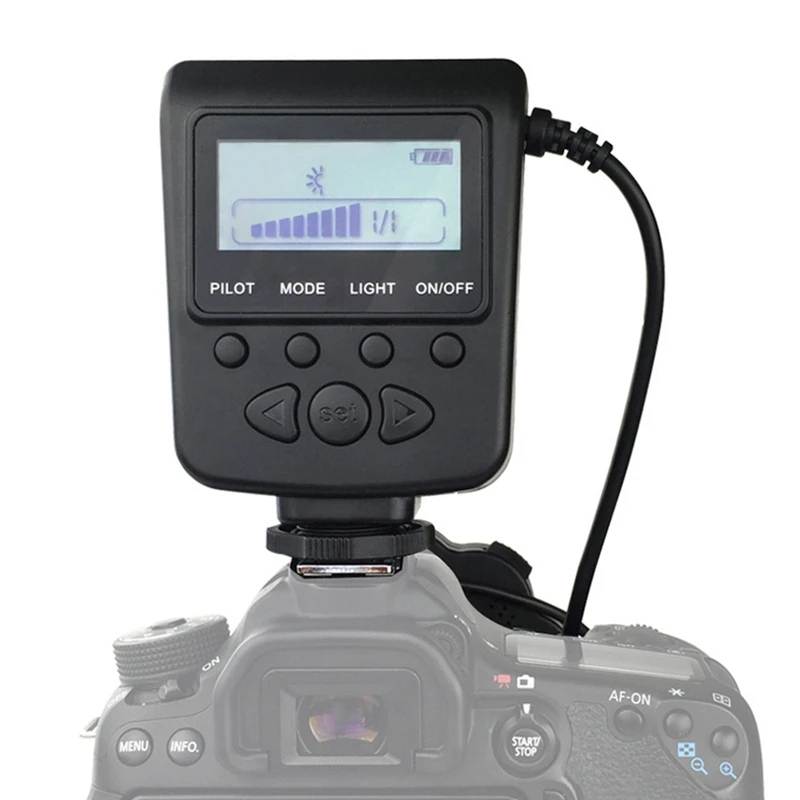 Macro LED Ring Light Ring Flash With Adapter Ring For Nikon D5100 D3100 Series For Canon 5D Mark II 7D 10D For Olympus