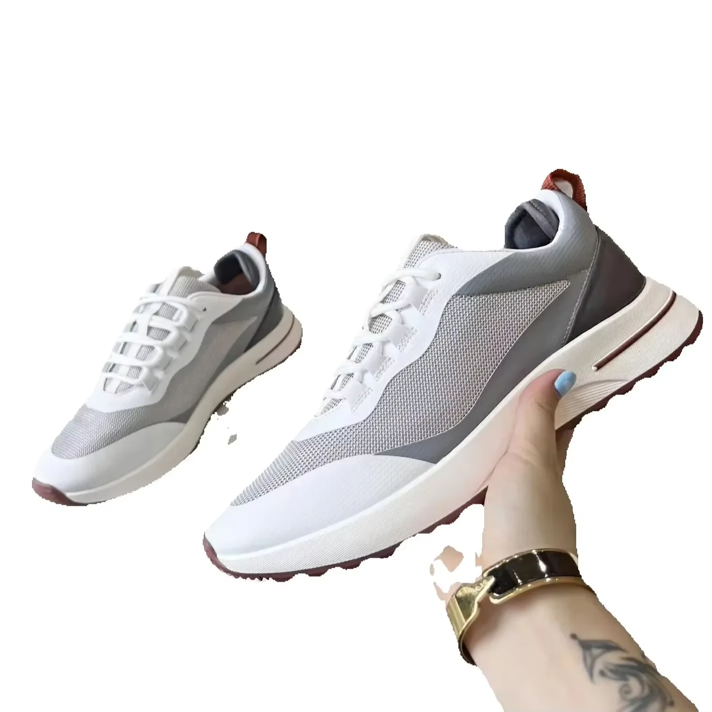 JAWAKYE Luxury Brand Sneakers Shoes For Men Height Increasing Breathable Driving Flat Shoes Trainers Shoes Male Casual Sneakers