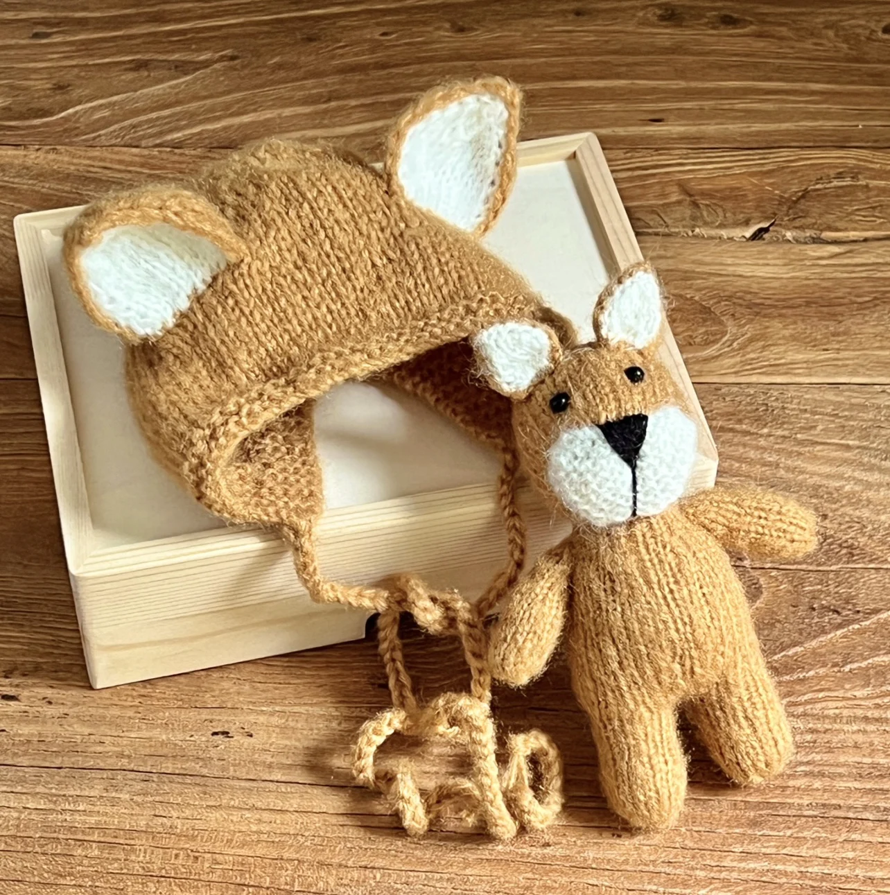 الوليد التصوير الدعائم اليدوية محبوك التفاف عقال لطيف الدمى القرع مجموعة للطفل استوديو التقاط الصور الملابس والاكسسوارات