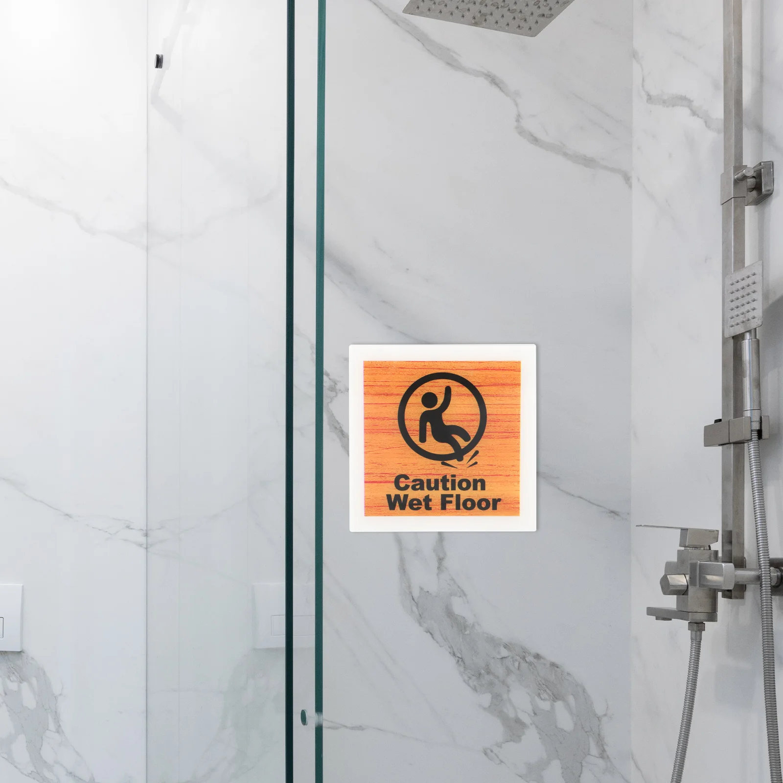 

Caution Wet Floor Wall Mount Safety Sign Warning Slippery Keep Clear Sign For Home Office School Commercial Use Acrylic