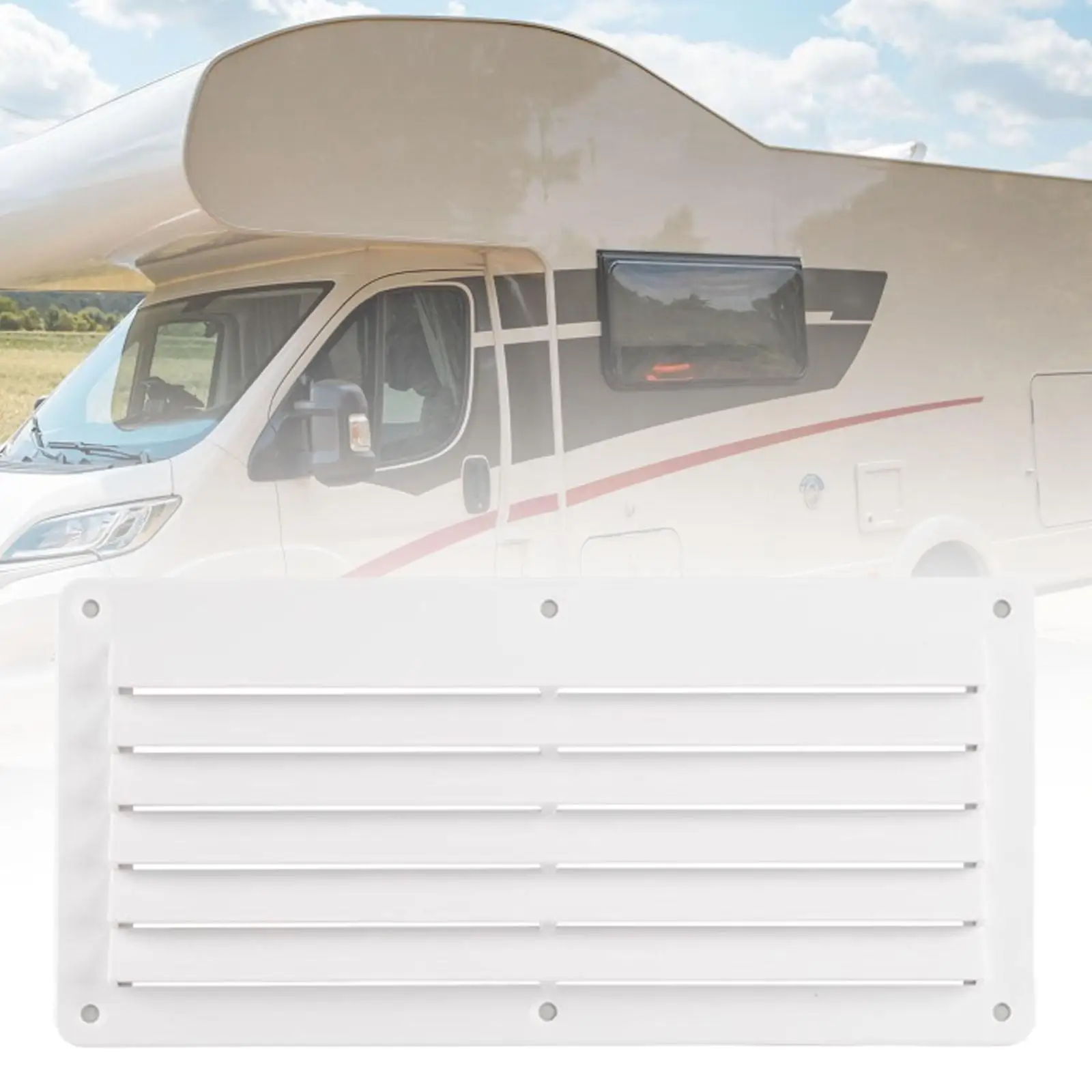 

Air Vent Cover Professional Replaces Rectangle for RV Marine Accessory