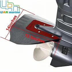 Sport 200 Marine Hydrofoil Stabilizer for Stern Drives and Outboard Boat Motors fits 8 HP - 40 HP Engines