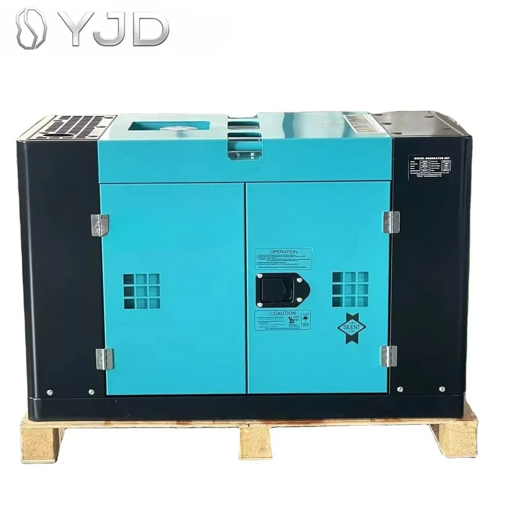 Open Frame Silent Type 20-50kw Electric Diesel Generator Auto Start 1500rpm Factory Price AVR Regulator 50Hz 400V