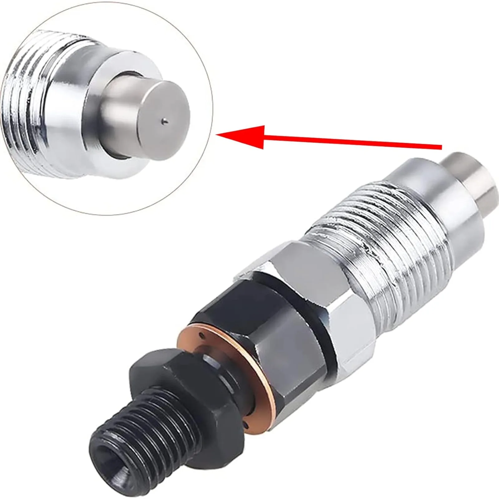 new 3 pcs Fuel Injectors 16001-53000 1600153000 Compatible with Kubota GR2120-2 GR2120B-2 GR2110 GR2120 GR2120B GF1800 GR2100