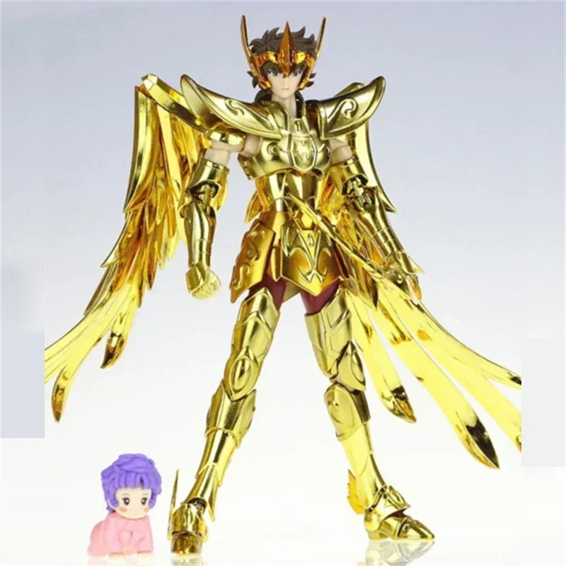 JM.MST Model Saint Seiya Myth Cloth EXM Sagittarius Aiolos with Athena Baby Gold Knights of The Zodiac Anime Action Figure Toys